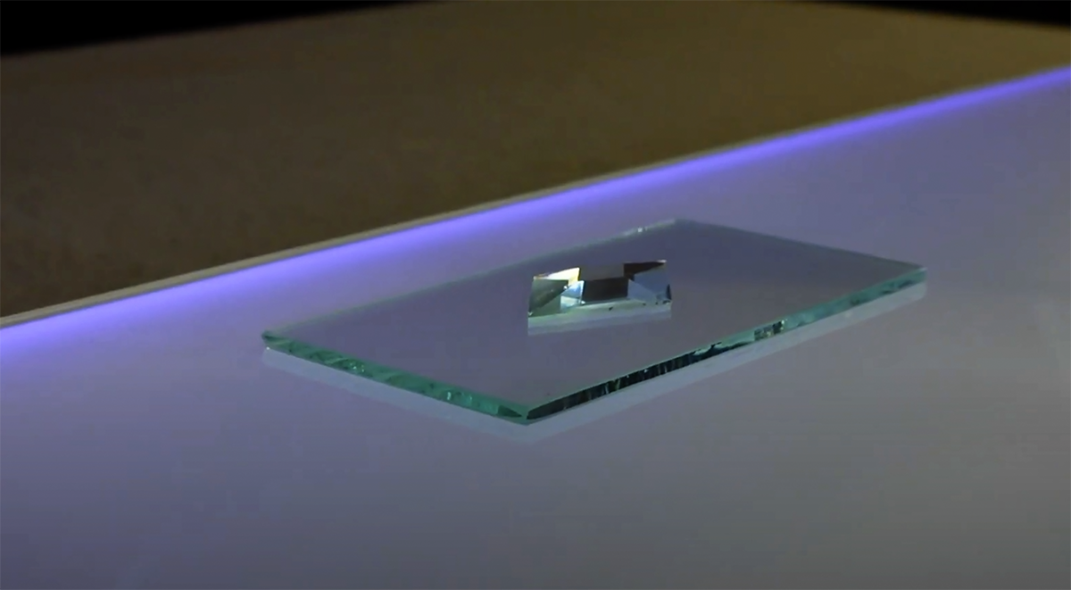 Decorate glass bevel