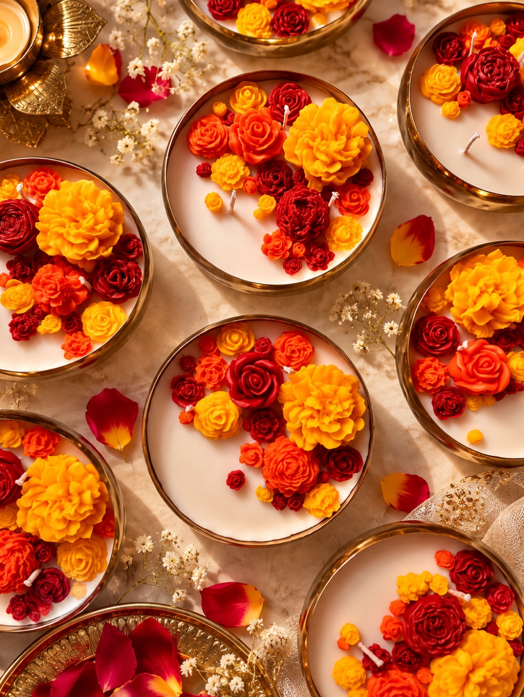 AURELIA BLOOM — The Gilded Floral Candle