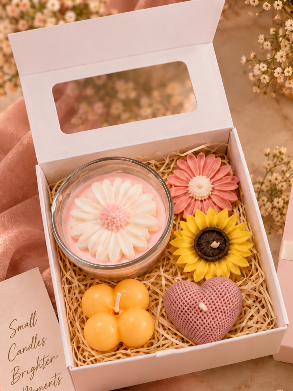The Little Joys Candle Box — jasmine Rose Lavender