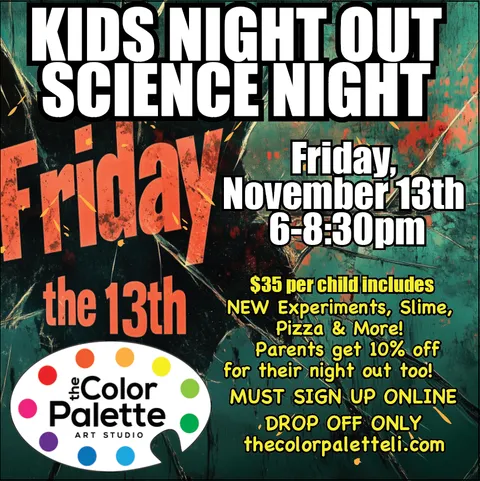 Friday The 13th Kids Science Night Out