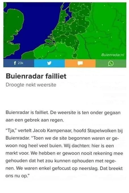 buienradar faiiliet