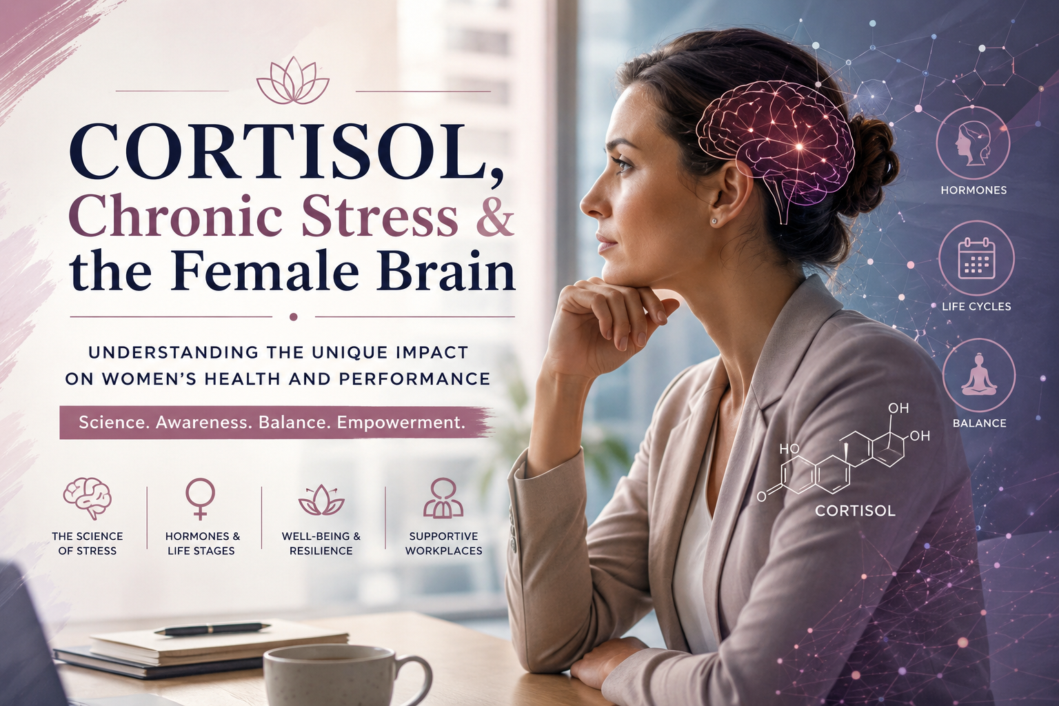 The Female Brain Under Pressure: How Cortisol and Chronic Stress Impact Women's Careers and Well-being