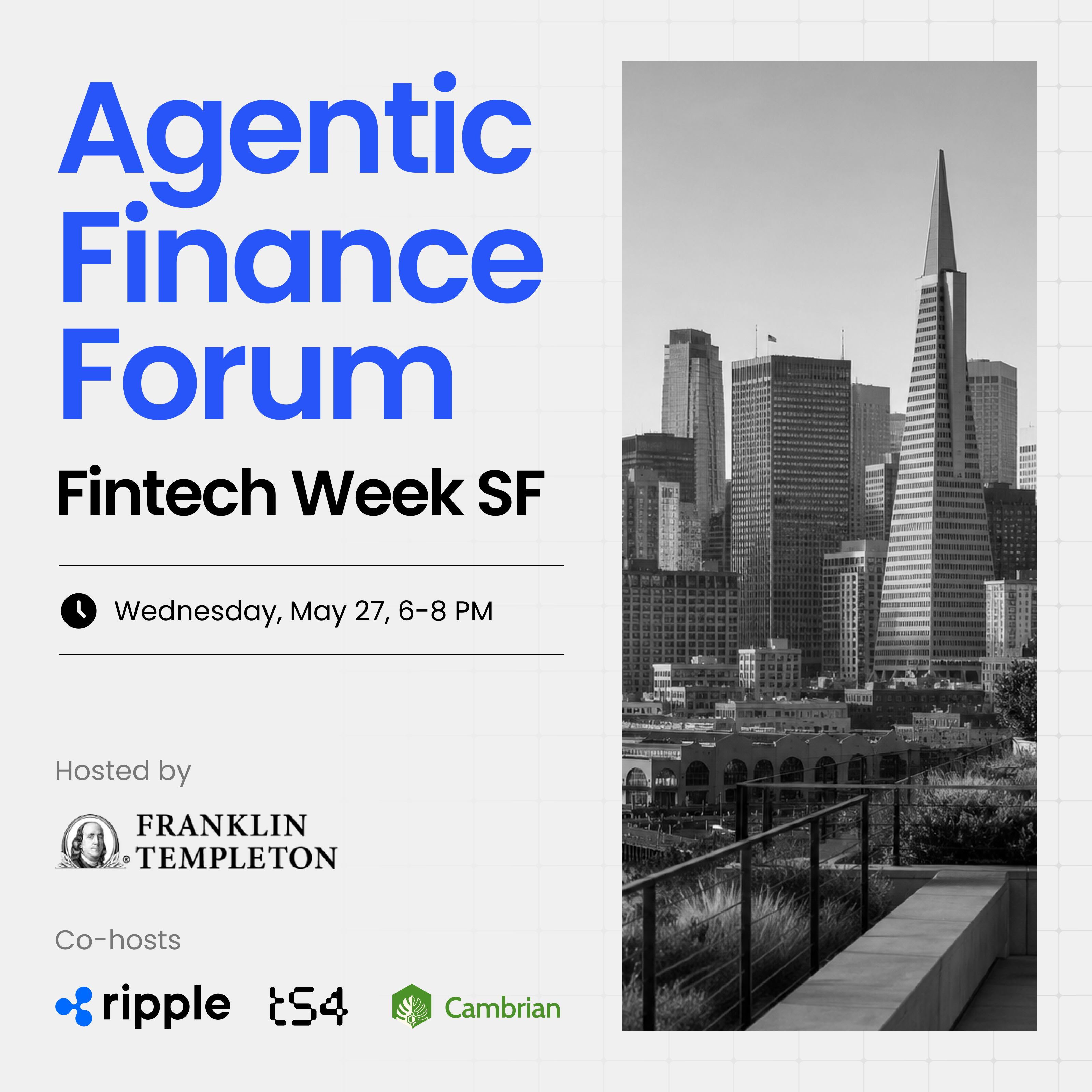 Agentic Finance Forum | Fintech Week SF