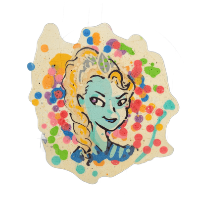 Pancake art: Freestyle (#22) — ice queen