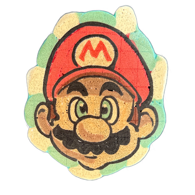 Pancake art: Mario