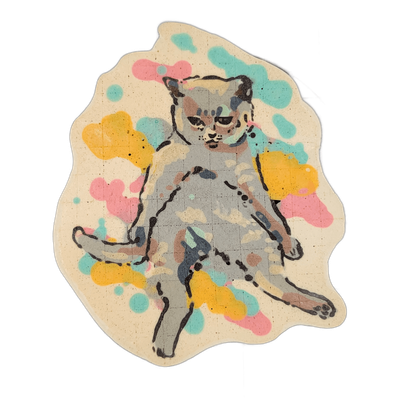 Pancake art: Cat