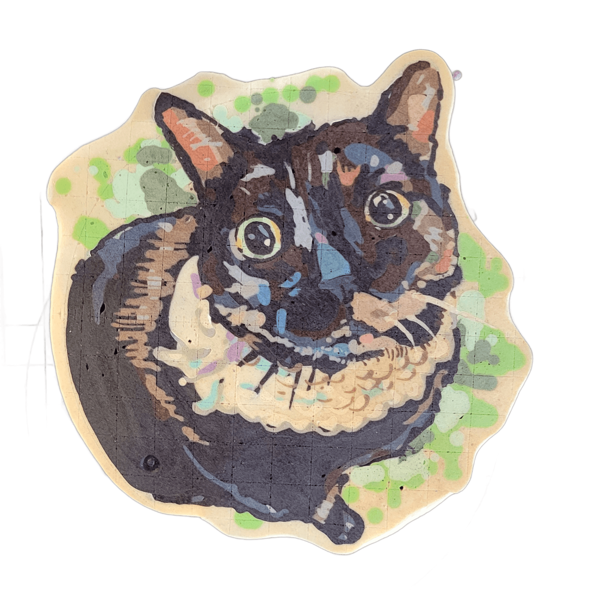 Pancake art: Clover