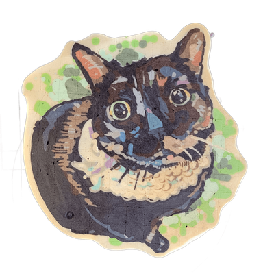 Pancake art: Clover