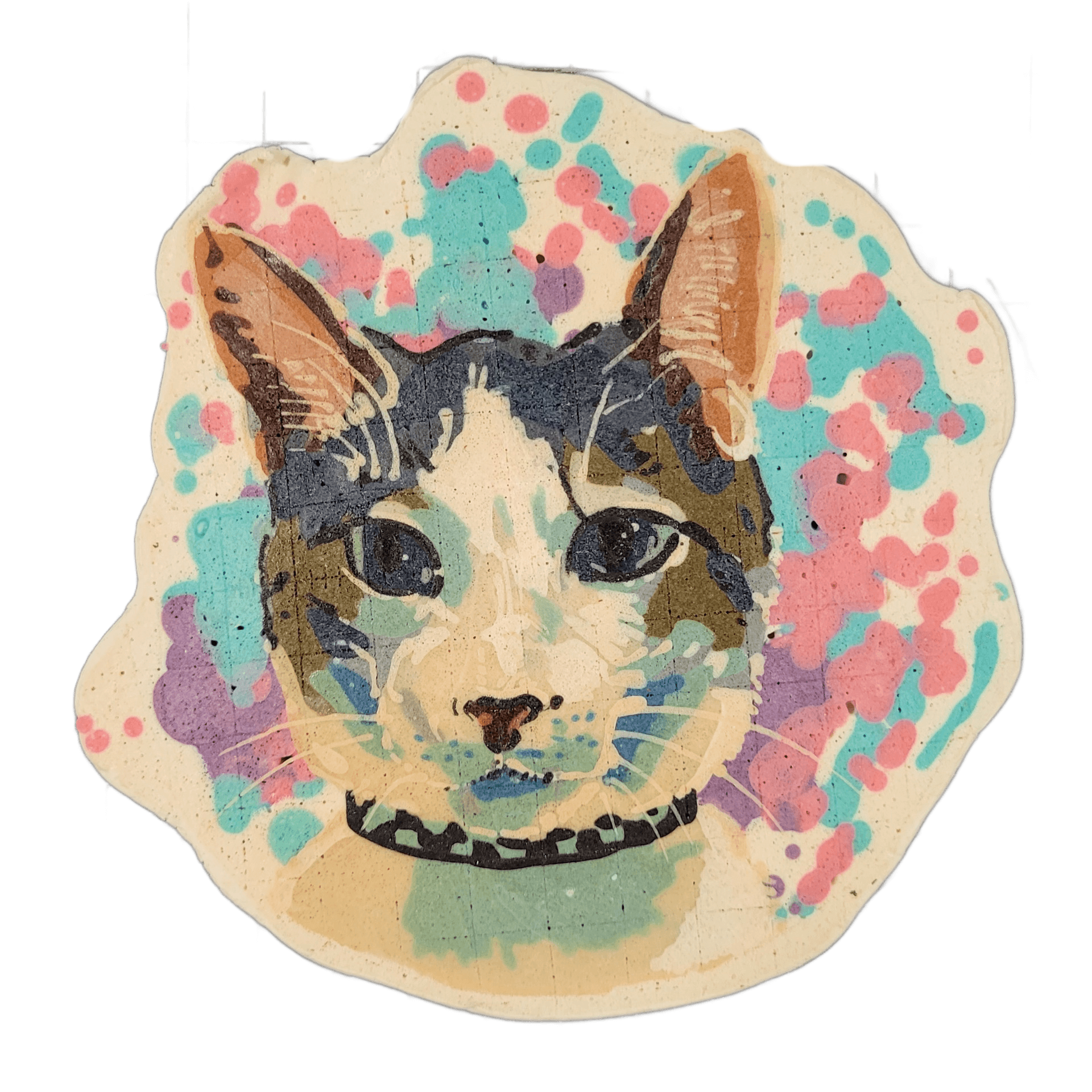 Pancake art: My cat pascal