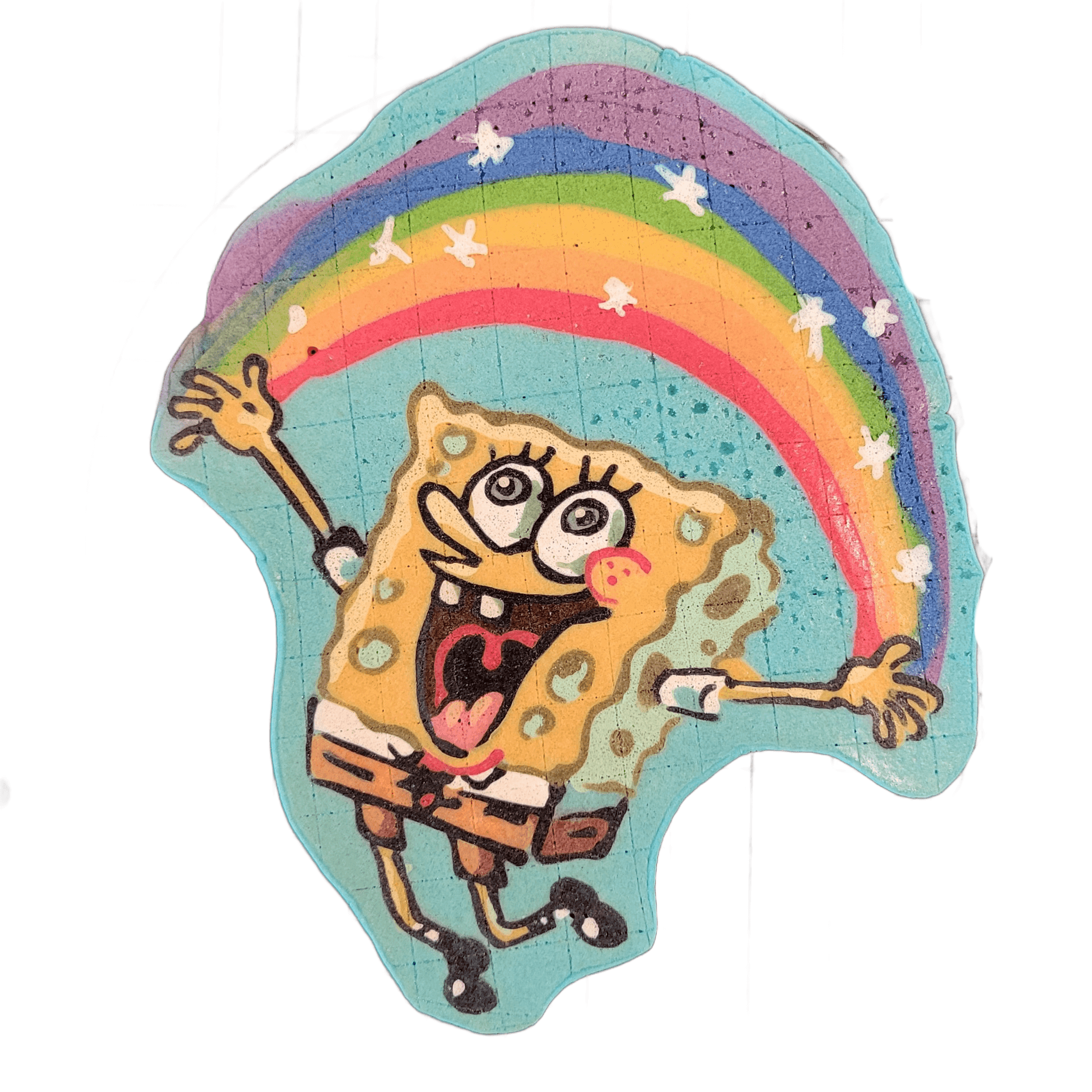 Pancake art: Spongebob