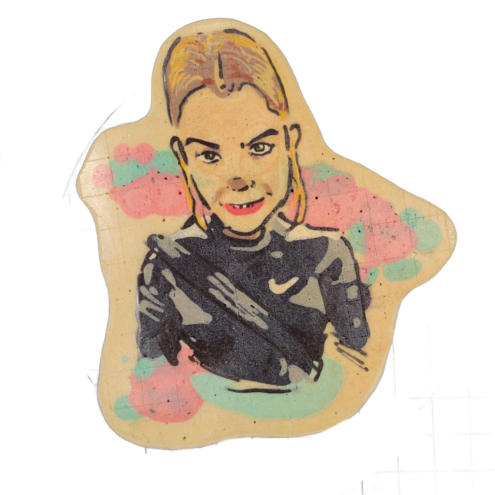 Pancake art: Stinky alex