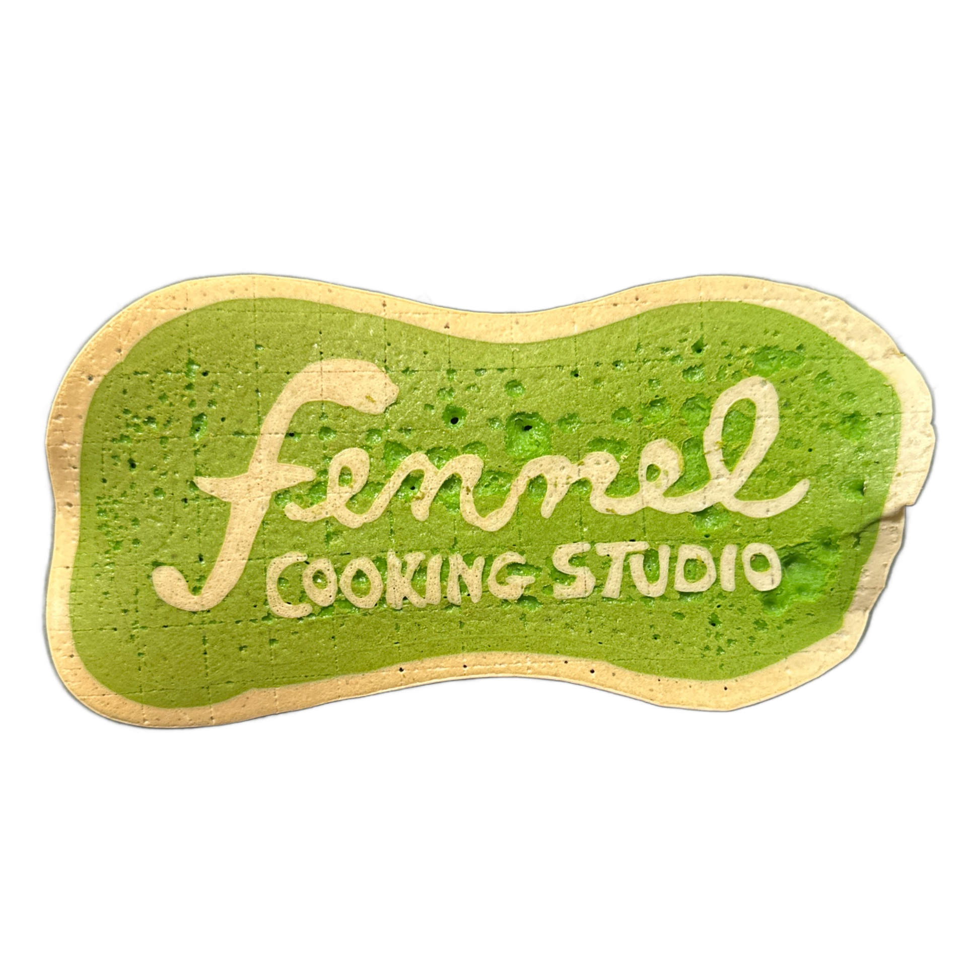 Pancake art: Fennel Cooking Studio Logo
