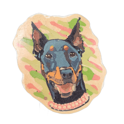 Pancake art: My Doberman