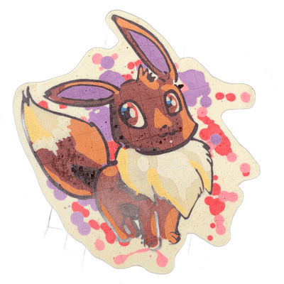 Pancake art: Freestyle (#6) — Evie pokemon