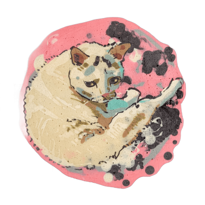 Pancake art: NESTA THE CAT