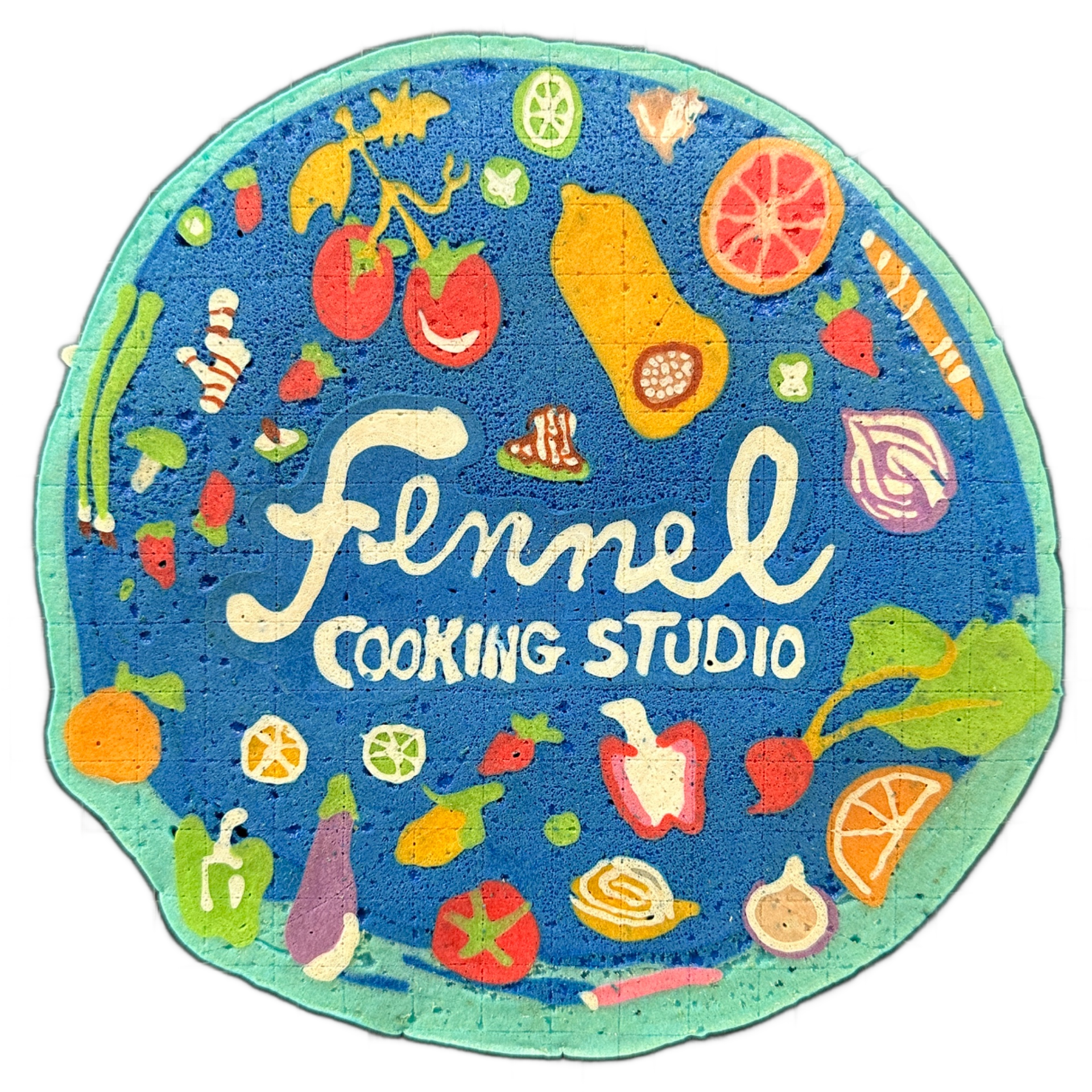 Pancake art: Fennel Backdrop