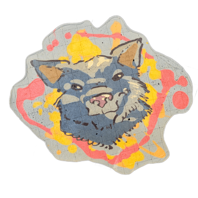 Pancake art: Freestyle (#18) — Wolf