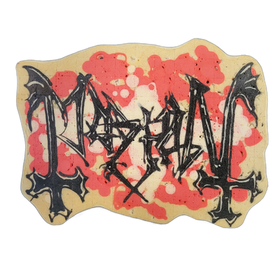 Pancake art: Mayhan logo