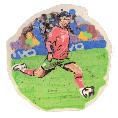 Pancake art: Ronaldo