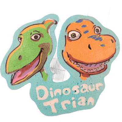 Pancake art: Dino train