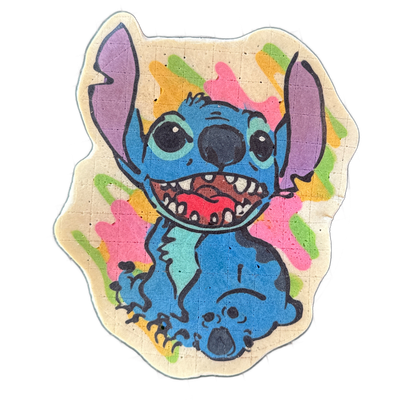 Pancake art: Stitch