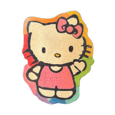Pancake art: Hello kitty