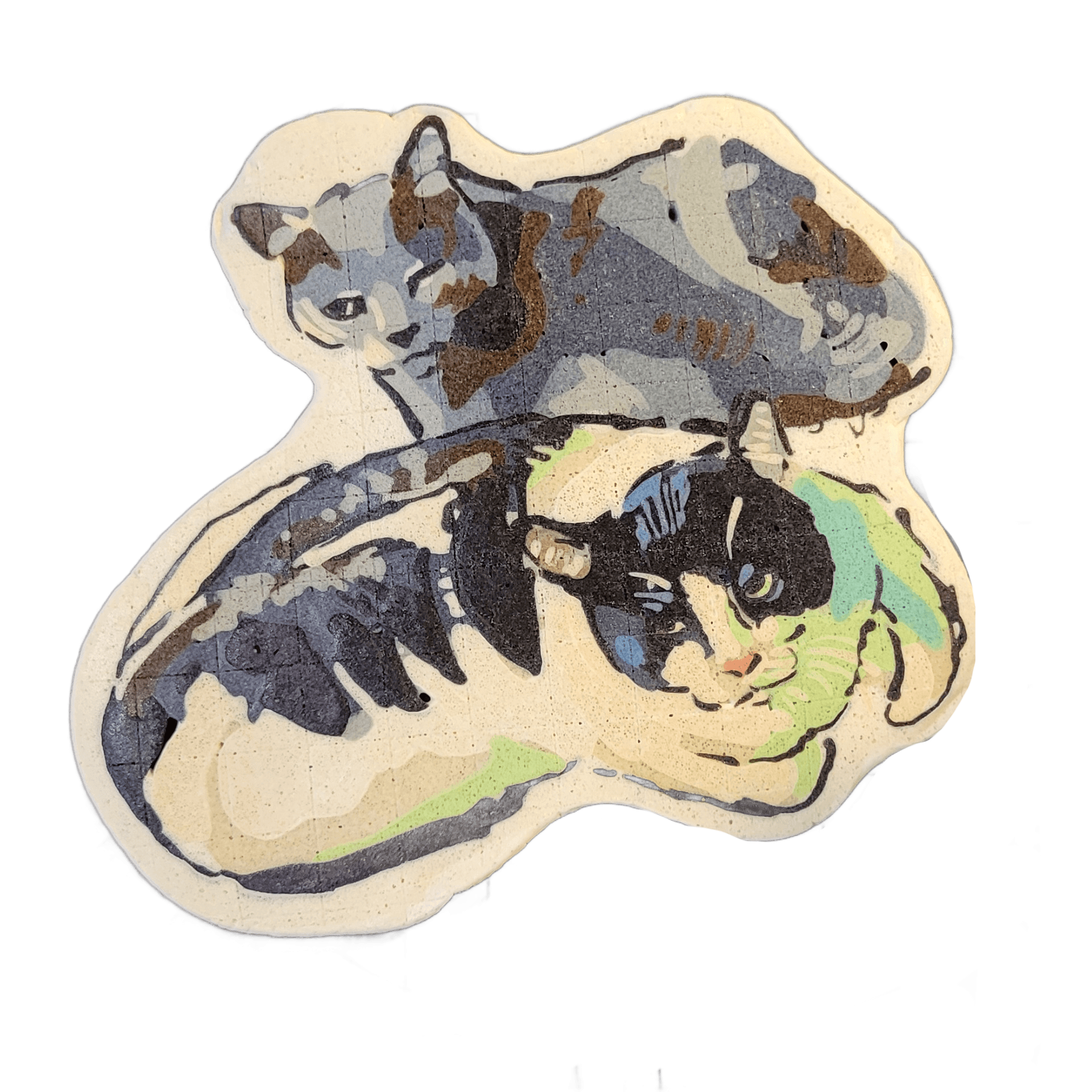 Pancake art: Petey and Perry