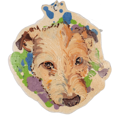 Pancake art: My dog Beckett!!