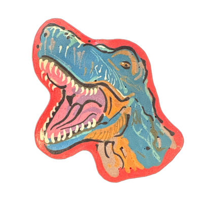 Pancake art: Dinosaur