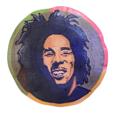 Pancake art: Rasta