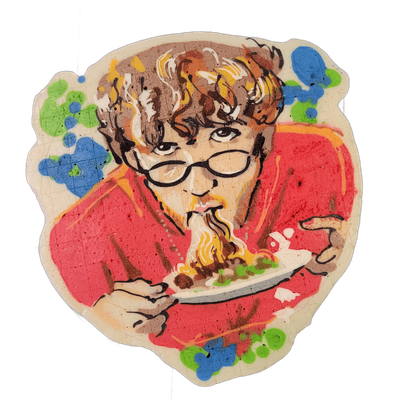 Pancake art: Butter