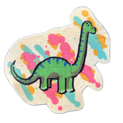 Pancake art: Freestyle (#58) — dinosaur
