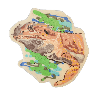 Pancake art: Frankie our bearded dragon