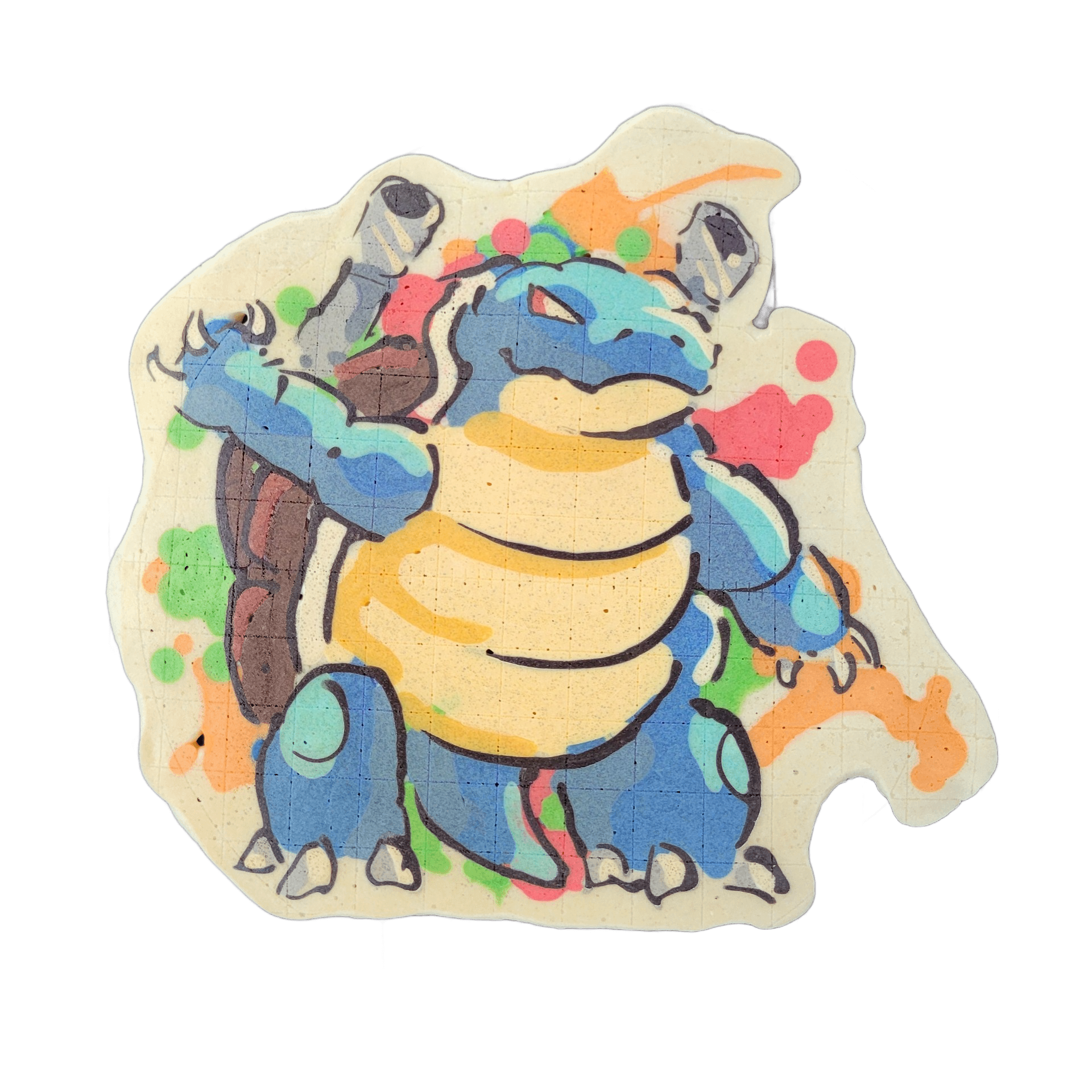 Pancake art: Freestyle (#4) — Blastoise pokemon