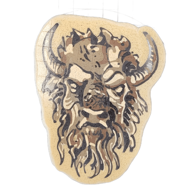 Pancake art: Bison