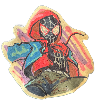 Pancake art: Spiderman