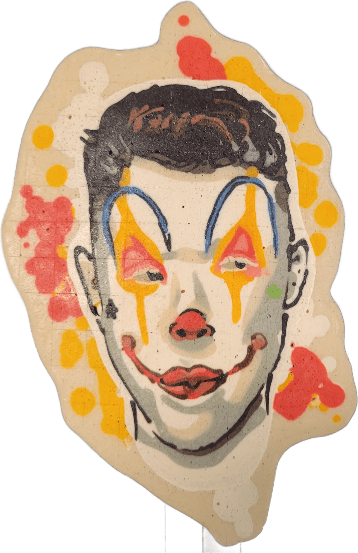 Pancake art: Clown