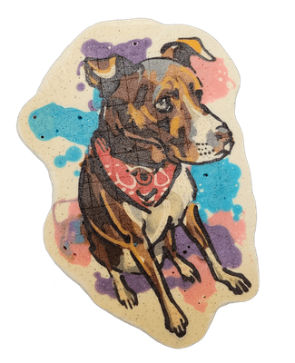 Pancake art: Good dog