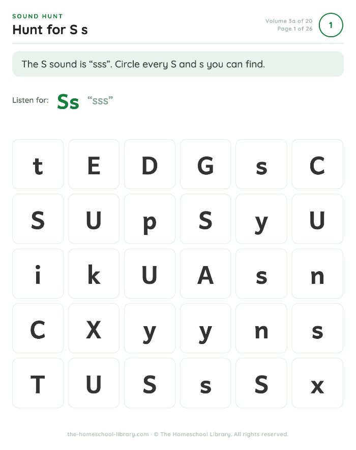Title page of Early Reading Series V3-A: Sound Hunt