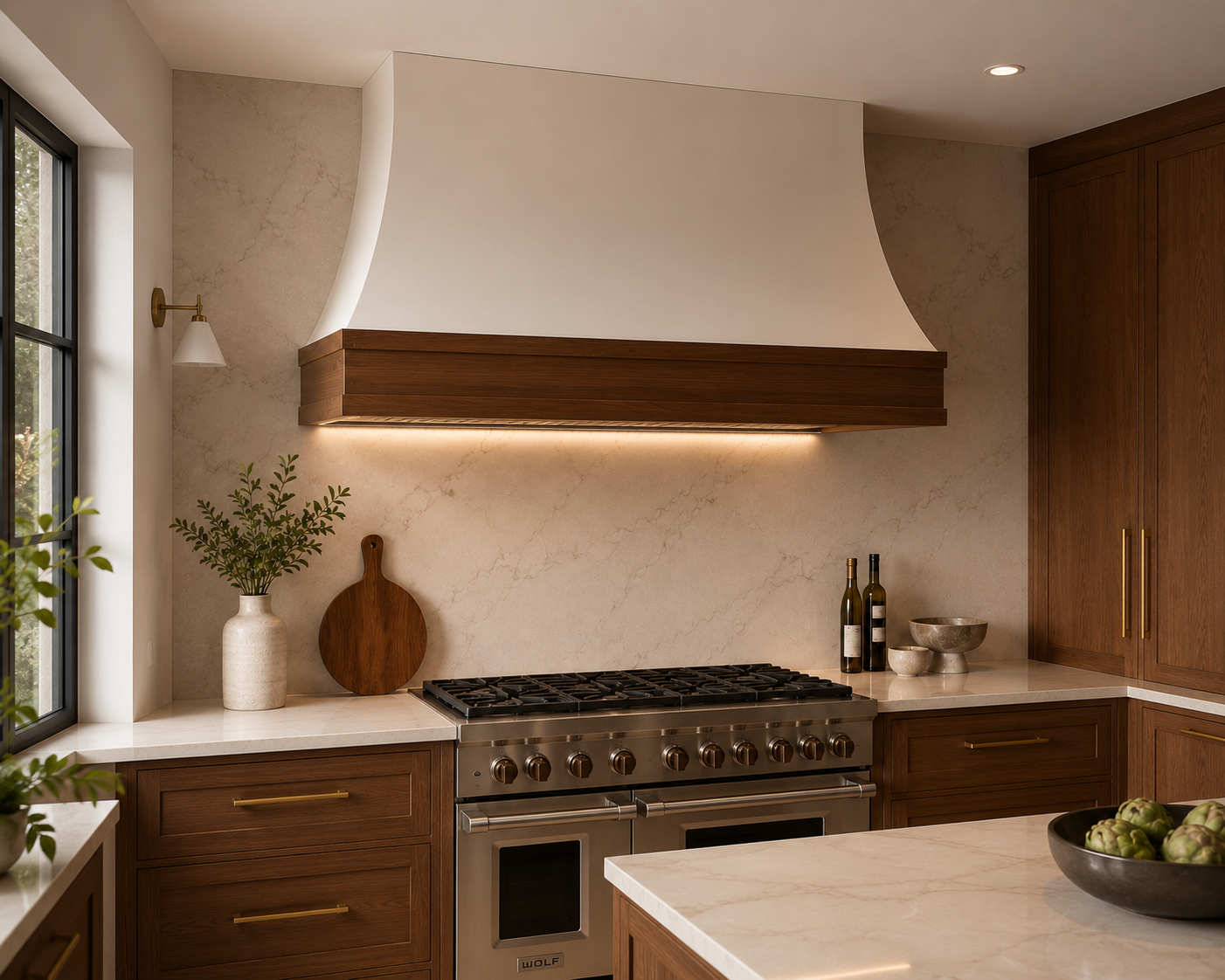 Mirielli architectural range hood