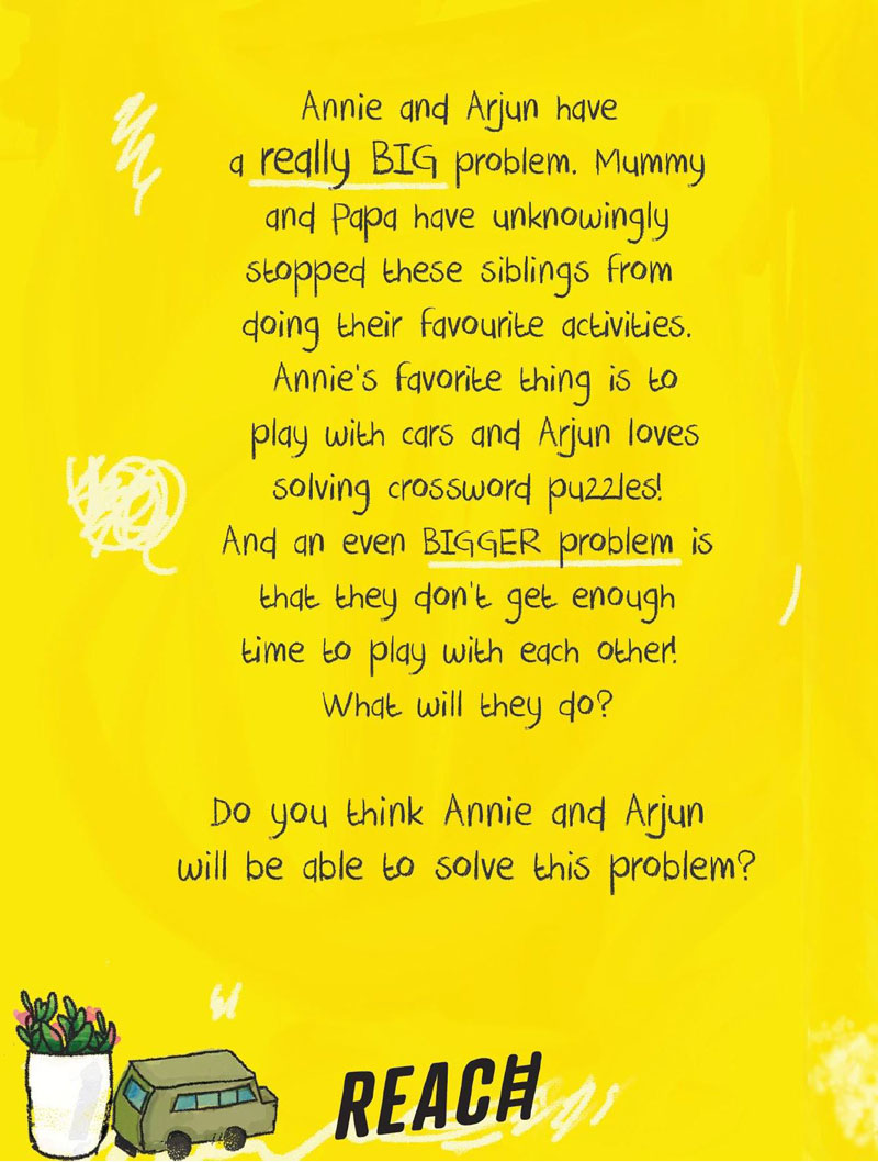 Back Cover of Annie and Arjun 