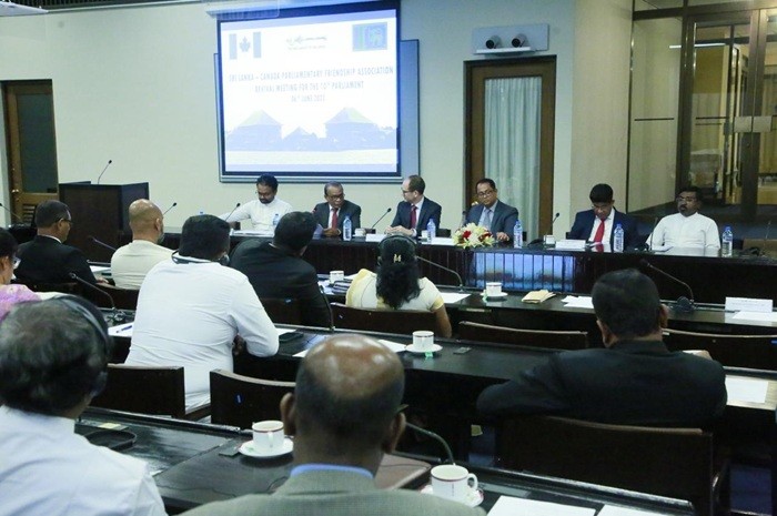 Minister Anura Karunathilaka elected President of Sri Lanka–Canada Par