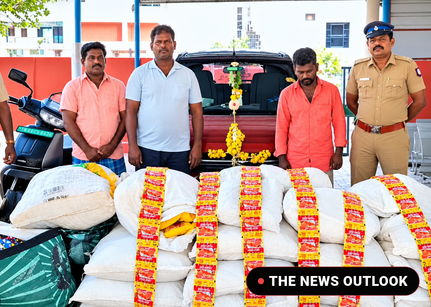 கோவில்பட்டியில் 330 கிலோ குட்கா பறிமுதல், 3 பேர் கைது