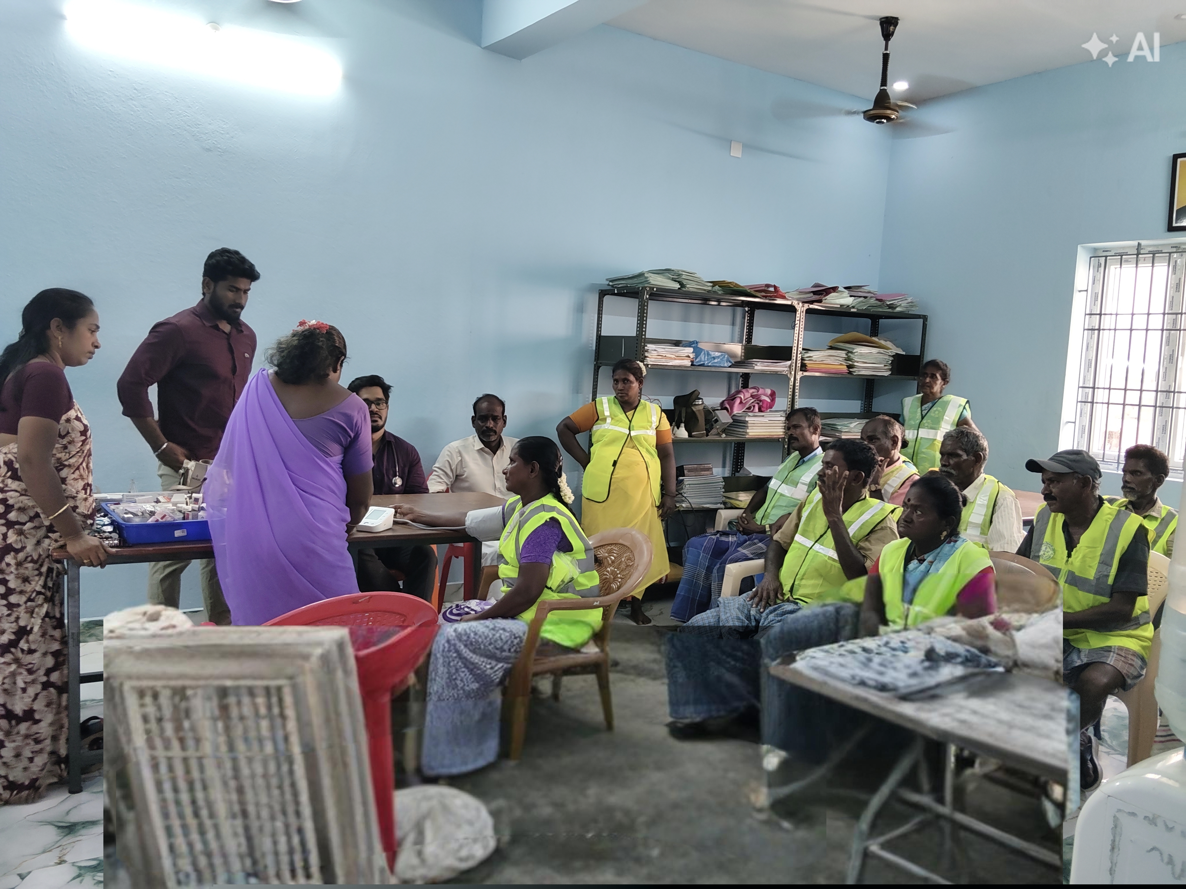 திருவள்ளூர்: தூய்மைப் பணியாளர்களுக்காக நடைபெற்ற சிறப்பு மருத்துவ முகாம்!