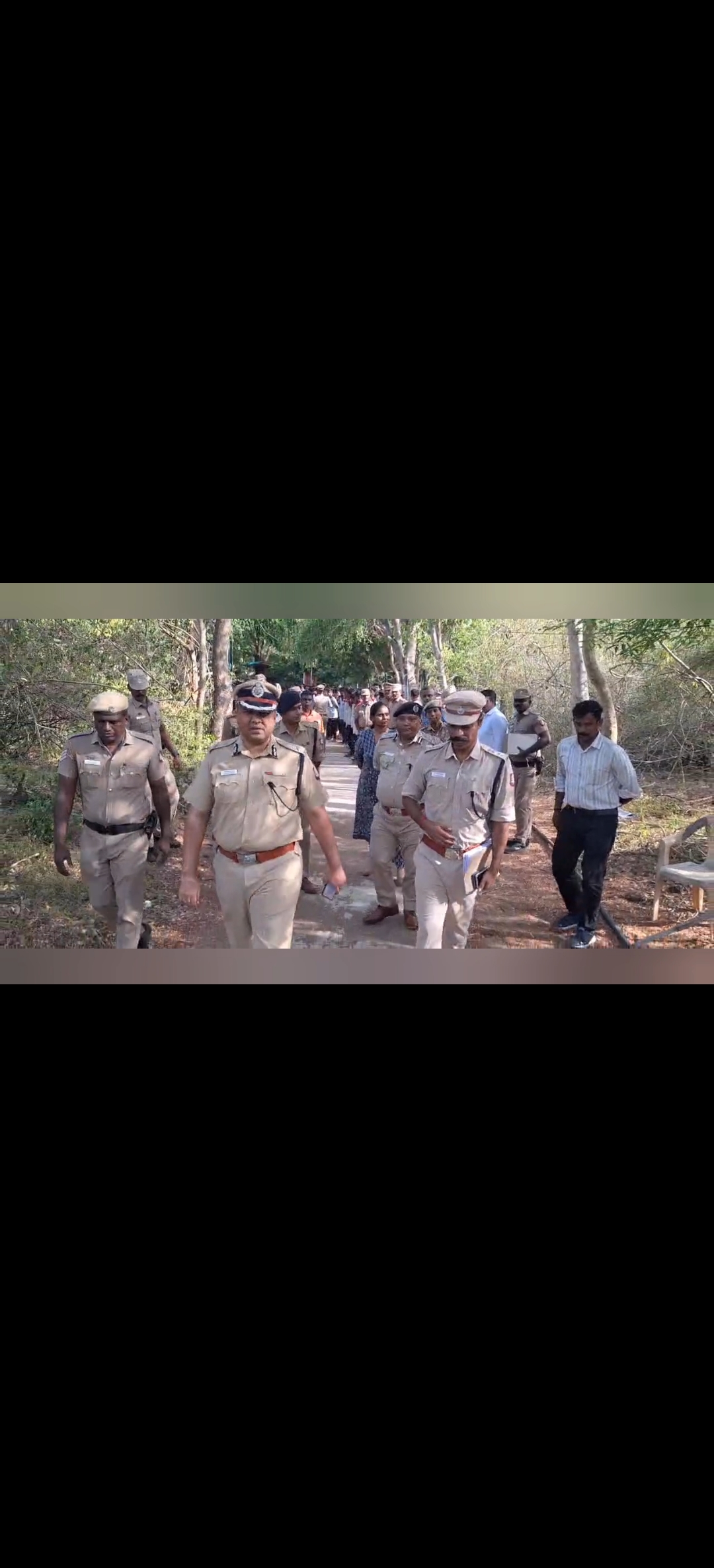 தாணிப்பாறை அடிவாரத்தில் தென்மண்டல ஐ.ஜி. நேரில் ஆய்வு