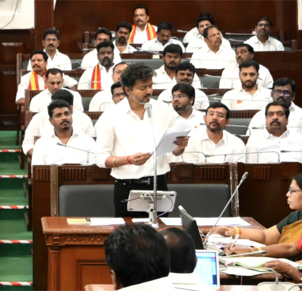 அரசு விழாக்களில் தமிழ்த்தாய் வாழ்த்து: பேரவையில் தீர்மானம்!