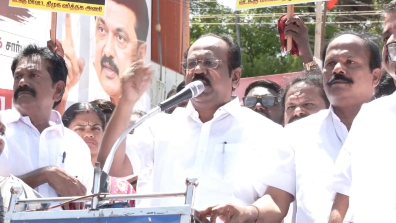 பட்டாசு தொழிலை நசுக்காதே! – சிவகாசியில் தங்கம் தென்னரசு தலைமையில் மாபெரும் போராட்டம்
