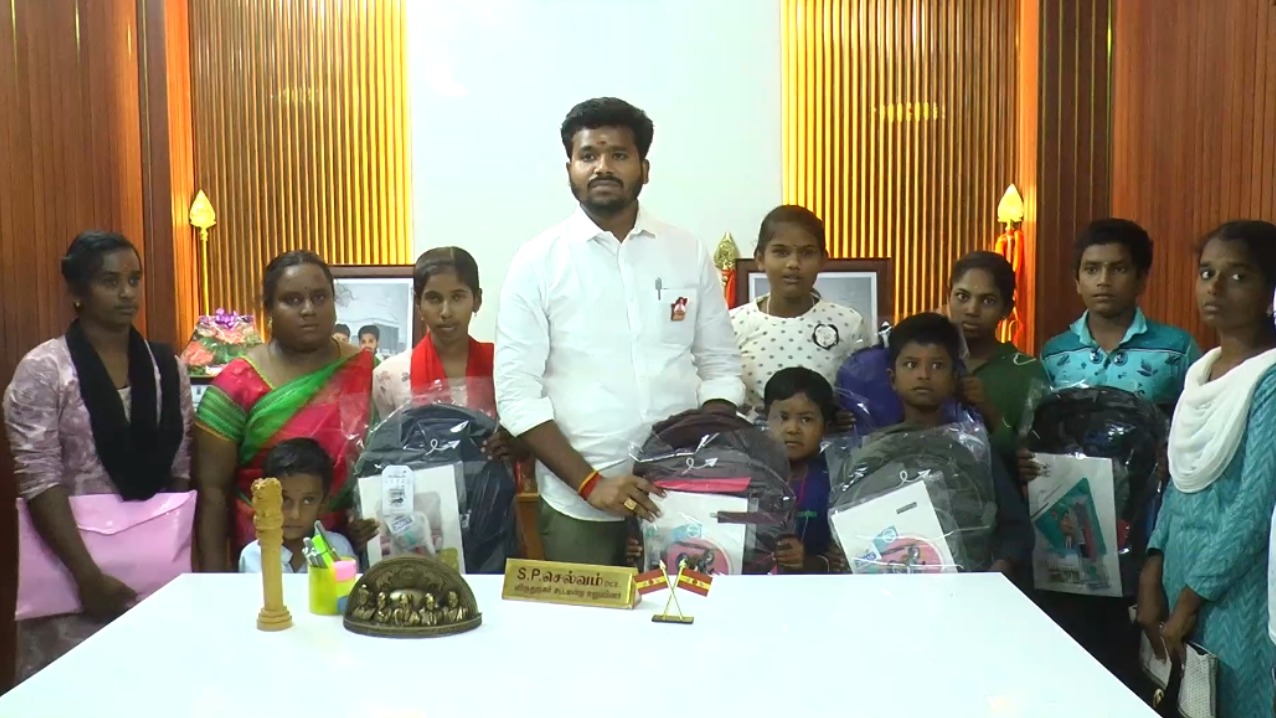 பட்டாசு ஆலை வெடிவிபத்தில் பெற்றோரை இழந்த குழந்தைகள்: உதவிக்கரம் நீட்டிய எஸ்.பி. செல்வம்!