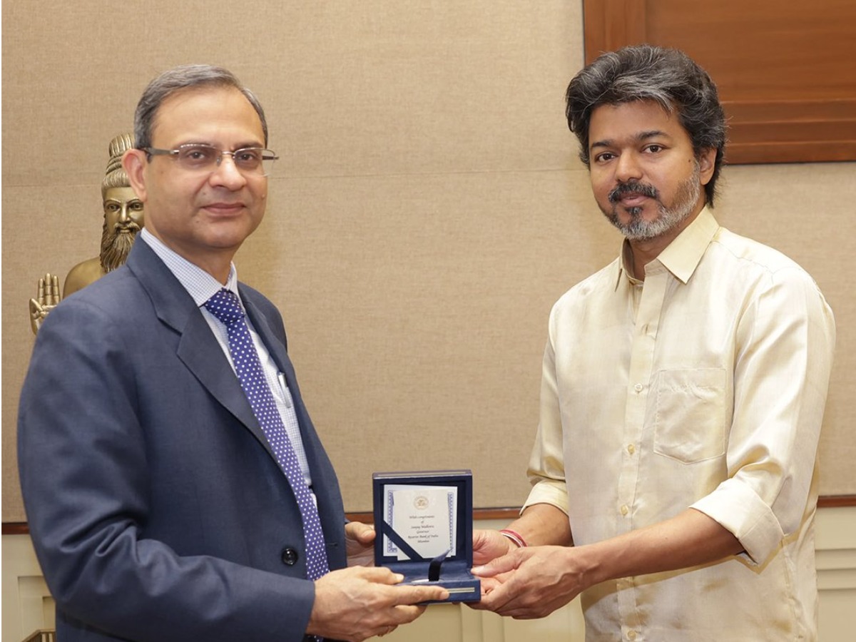 சென்னை தலைமைச் செயலகத்தில் முதல்வர் விஜய்–RBI கவர்னர் சந்திப்பு: முக்கிய ஆலோசனை