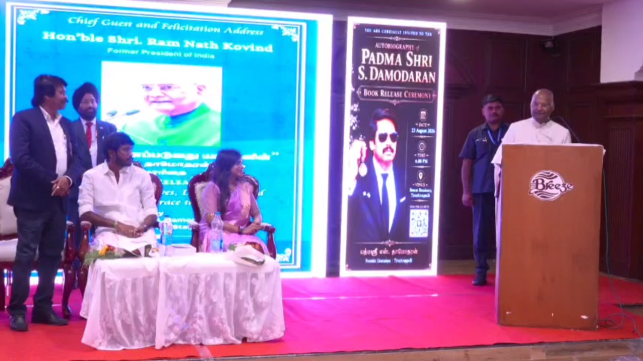 பத்மஸ்ரீ தாமோதரன் சுயசரிதை நூல்: ராம் நாத் கோவிந்த் வெளியிட்டார்!